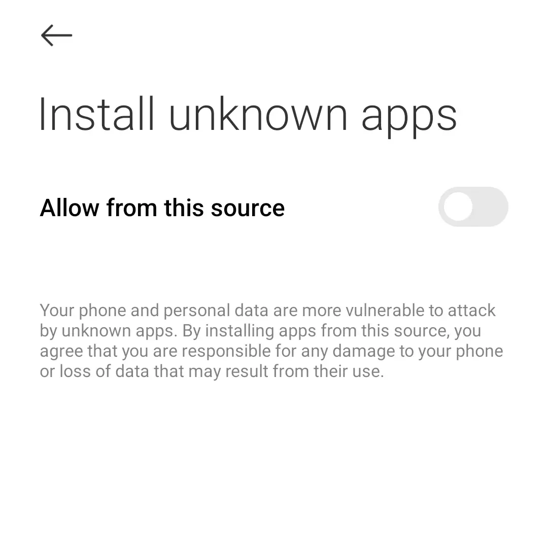 Izinkan Instalasi Aplikasi 1xBet dari Sumber Tidak Dikenal